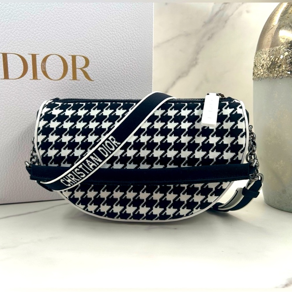 Dior Vibe Houndstooth Bag EXTREMELY RARE - Picture 2 of 10